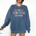 Actively Monitoring Like A Boss Shirt State Testing Teacher Comfort Colors Sweatshirt Denim Actively Monitoring Like A Boss Shirt State Testing Teacher Comfort Colors Sweatshirt Denim