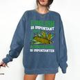 AG Teacher English Is Important But Agriculture Teacher Comfort Colors Sweatshirt Denim AG Teacher English Is Important But Agriculture Teacher Comfort Colors Sweatshirt Denim