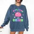 Back To School Kiss Your Brain Cute Teacher Appreciation Comfort Colors Sweatshirt Denim Back To School Kiss Your Brain Cute Teacher Appreciation Comfort Colors Sweatshirt Denim