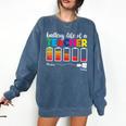 Battery Life Of a Teacher Shirt Thanksgiving Teacher Comfort Colors Sweatshirt Denim Battery Life Of a Teacher Shirt Thanksgiving Teacher Comfort Colors Sweatshirt Denim