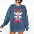 The Book Fairy Reading Teacher Librarian T-Shirt Comfort Colors Sweatshirt Denim