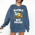Bumble Bee Squad Honey Bumblebee Teacher Team Group Comfort Colors Sweatshirt Denim Bumble Bee Squad Honey Bumblebee Teacher Team Group Comfort Colors Sweatshirt Denim