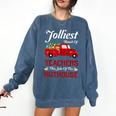 Bunch Of Teachers This Side Of The Nuthouse Xmas Comfort Colors Sweatshirt Denim Bunch Of Teachers This Side Of The Nuthouse Xmas Comfort Colors Sweatshirt Denim