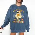 You Can't Scare Me I'm A SPED Teacher Halloween Ghost Comfort Colors Sweatshirt Denim You Can't Scare Me I'm A SPED Teacher Halloween Ghost Comfort Colors Sweatshirt Denim