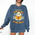 You Can't Scare Me I Teach Preschool Teacher Halloween Ghost Comfort Colors Sweatshirt Denim You Can't Scare Me I Teach Preschool Teacher Halloween Ghost Comfort Colors Sweatshirt Denim
