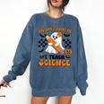 You Can't Scare Me I Teach Science Retro Teacher Halloween Comfort Colors Sweatshirt Denim You Can't Scare Me I Teach Science Retro Teacher Halloween Comfort Colors Sweatshirt Denim
