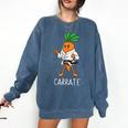 Carrate Karate Carrot Student Teacher Trainee Trainor Comfort Colors Sweatshirt Denim Carrate Karate Carrot Student Teacher Trainee Trainor Comfort Colors Sweatshirt Denim