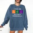 Chemisty Science Teacher Periodic Table Halloween Comfort Colors Sweatshirt Denim