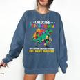 Childcare Providersaurus Daycare Teachers Comfort Colors Sweatshirt Denim Childcare Providersaurus Daycare Teachers Comfort Colors Sweatshirt Denim