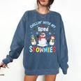 Chillin With My Sped Snowmies Teacher Student Christmas Comfort Colors Sweatshirt Denim Chillin With My Sped Snowmies Teacher Student Christmas Comfort Colors Sweatshirt Denim