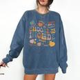 Choose To Include Inclusion Matters Autism Awareness Teacher Men Women Girls Kids Comfort Colors Sweatshirt Denim