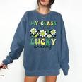 My Class Is Full Of Lucky Charms St Patricks Day Teacher Comfort Colors Sweatshirt Denim My Class Is Full Of Lucky Charms St Patricks Day Teacher Comfort Colors Sweatshirt Denim