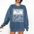 Composition Book Notebook Teachers Matching Group Halloween Comfort Colors Sweatshirt Denim Composition Book Notebook Teachers Matching Group Halloween Comfort Colors Sweatshirt Denim