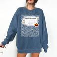 Composition Notebook Costume Adult Halloween For Teachers Comfort Colors Sweatshirt Denim Composition Notebook Costume Adult Halloween For Teachers Comfort Colors Sweatshirt Denim