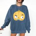 The Cool Bean Good Egg Teacher Halloween Costume Food Group Comfort Colors Sweatshirt Denim The Cool Bean Good Egg Teacher Halloween Costume Food Group Comfort Colors Sweatshirt Denim