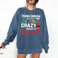 Crazy Teacher Men Women School Teachers Comfort Colors Sweatshirt Denim Crazy Teacher Men Women School Teachers Comfort Colors Sweatshirt Denim