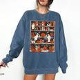 Cute Ghost Book Reading Books Lover Spooky Teacher Halloween Comfort Colors Sweatshirt Denim Cute Ghost Book Reading Books Lover Spooky Teacher Halloween Comfort Colors Sweatshirt Denim