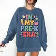 Cute Pre-K For Men Women Kindergarten Pre-K Teacher Comfort Colors Sweatshirt Denim