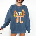 Cutie Pi Shirt Pi Day Math Girls Kids Women Toddler Teacher Comfort Colors Sweatshirt Denim