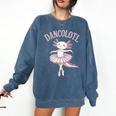 Dancolotl Ballerina Axolotl Ballet Dance Teacher Comfort Colors Sweatshirt Denim Dancolotl Ballerina Axolotl Ballet Dance Teacher Comfort Colors Sweatshirt Denim
