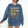 Dog Geometry Math Teacher Back To School STEM Humor Comfort Colors Sweatshirt Denim Dog Geometry Math Teacher Back To School STEM Humor Comfort Colors Sweatshirt Denim