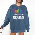 Dyslexia Awareness Month Dyslexia Teacher Therapist Comfort Colors Sweatshirt Denim