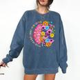 Dyslexia Different Perspective Reading Brain Floral Teacher Comfort Colors Sweatshirt Denim Dyslexia Different Perspective Reading Brain Floral Teacher Comfort Colors Sweatshirt Denim