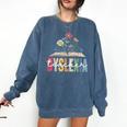 Dyslexia Teacher Awareness Dyslexic Dyslexics Dyslexia Comfort Colors Sweatshirt Denim