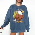 Eagle First Day Of School Teacher Back To School Eagle Comfort Colors Sweatshirt Denim Eagle First Day Of School Teacher Back To School Eagle Comfort Colors Sweatshirt Denim