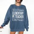 Elementary PE Teacher Tshirt Appreciation Comfort Colors Sweatshirt Denim Elementary PE Teacher Tshirt Appreciation Comfort Colors Sweatshirt Denim