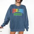 English Teacher Men Women Grammar Class English Teacher Comfort Colors Sweatshirt Denim English Teacher Men Women Grammar Class English Teacher Comfort Colors Sweatshirt Denim