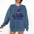 ESL Teacher Witch Halloween Matching Group Costume Comfort Colors Sweatshirt Denim ESL Teacher Witch Halloween Matching Group Costume Comfort Colors Sweatshirt Denim