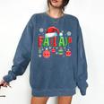 FA LA 8 Christmas Santa FA La Math Teacher Student Comfort Colors Sweatshirt Denim FA LA 8 Christmas Santa FA La Math Teacher Student Comfort Colors Sweatshirt Denim