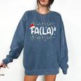 FA LA8 Christmas Santa Fa La Math Teacher Men Women Comfort Colors Sweatshirt Denim FA LA8 Christmas Santa Fa La Math Teacher Men Women Comfort Colors Sweatshirt Denim
