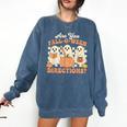 Are You Fall O Ween Directions Halloween Teacher Comfort Colors Sweatshirt Denim Are You Fall O Ween Directions Halloween Teacher Comfort Colors Sweatshirt Denim