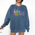 Feliz Viernes Happy Friday Spanish Teacher Friday Spanish Sp Comfort Colors Sweatshirt Denim Feliz Viernes Happy Friday Spanish Teacher Friday Spanish Sp Comfort Colors Sweatshirt Denim