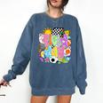 Field Day Fun Day Let The Games Begin Field Trip Teacher Kid Comfort Colors Sweatshirt Denim Field Day Fun Day Let The Games Begin Field Trip Teacher Kid Comfort Colors Sweatshirt Denim