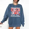 Field Day Red Team Outdoor Field Day Games For Kids Teacher Comfort Colors Sweatshirt Denim Field Day Red Team Outdoor Field Day Games For Kids Teacher Comfort Colors Sweatshirt Denim