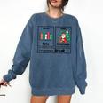 First Data Then Christmas I'm Earning A Break Sped Teacher Men Women Comfort Colors Sweatshirt Denim