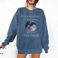 Full Moon Teacher Humor For Men Women Girls Kids Comfort Colors Sweatshirt Denim Full Moon Teacher Humor For Men Women Girls Kids Comfort Colors Sweatshirt Denim