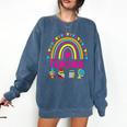 Future Kids Career Teacher Rainbow Boy Girl Graduations Comfort Colors Sweatshirt Denim Future Kids Career Teacher Rainbow Boy Girl Graduations Comfort Colors Sweatshirt Denim