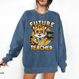Future Teacher Graphic For Boys Inspiring Young Minds Comfort Colors Sweatshirt Denim Future Teacher Graphic For Boys Inspiring Young Minds Comfort Colors Sweatshirt Denim