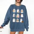 Ghost Speech Therapy Teacher Spooky Season Halloween Comfort Colors Sweatshirt Denim Ghost Speech Therapy Teacher Spooky Season Halloween Comfort Colors Sweatshirt Denim