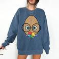 The Good Egg Teacher Halloween Costume Food Group Cute Comfort Colors Sweatshirt Denim The Good Egg Teacher Halloween Costume Food Group Cute Comfort Colors Sweatshirt Denim