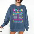 Groovy Day Care Some Days I Rock It Day Care Teacher Life Comfort Colors Sweatshirt Denim Groovy Day Care Some Days I Rock It Day Care Teacher Life Comfort Colors Sweatshirt Denim