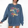Groovy Its A Good Day To Dance Dance Teacher Comfort Colors Sweatshirt Denim Groovy Its A Good Day To Dance Dance Teacher Comfort Colors Sweatshirt Denim