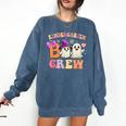 Groovy Kindergarten Boo Crew Kinder Halloween Teacher Kids Comfort Colors Sweatshirt Denim Groovy Kindergarten Boo Crew Kinder Halloween Teacher Kids Comfort Colors Sweatshirt Denim