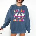 Halloween Dance Teacher Pas De Boo-Ree Ghost Ballet Dancer Comfort Colors Sweatshirt Denim Halloween Dance Teacher Pas De Boo-Ree Ghost Ballet Dancer Comfort Colors Sweatshirt Denim