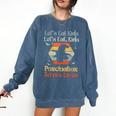 Halloween Lets Eat Kids English Teacher Costume Women Comfort Colors Sweatshirt Denim Halloween Lets Eat Kids English Teacher Costume Women Comfort Colors Sweatshirt Denim