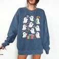 Halloween Math Teacher Ghost Math Teacher Spooky Halloween Comfort Colors Sweatshirt Denim Halloween Math Teacher Ghost Math Teacher Spooky Halloween Comfort Colors Sweatshirt Denim